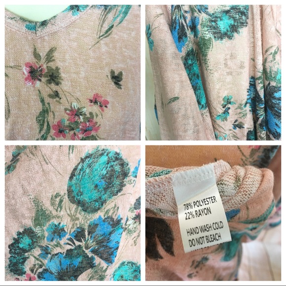 Floral hi-lo v-neck Tunic 🌸 - Picture 5 of 6